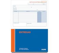 Dohe - Talonarios Notas de Entrega (10 uds.) - 50 Hojas Duplicadas (50 Hojas con 1 Copia), Tamaño A6 Apaisado 15x10 cm, Blocs en Español para Envíos de Mercancías, Material de Oficina