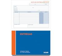 Dohe - Talonarios Notas de Entrega (10 uds.) - 50 Hojas Triplicadas (50 Hojas con 2 Copias), Tamaño A6 Apaisado 15x10 cm, Blocs en Español para Envíos de Mercancías, Material de Oficina