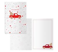DOHE - Tarjetas de Felicitación Navidad - Pack 6 unidades - Tamaño: 11,5x17 cm (cerrada) - Incluye sobre para guardar la tarjeta - Modelo Camioneta