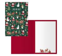 DOHE - Tarjetas de Felicitación Navidad - Pack 6 unidades - Tamaño: 11,5x17 cm (cerrada) - Incluye sobre para guardar la tarjeta - Modelo Gift