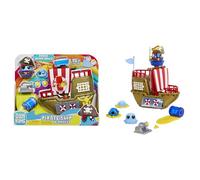 DohKins Pirate Ship Playset & Pirate - Masa que Nunca se Seca, Sin Gluten, Apta para Coleccionistas y Niños Mayores de 3 Años