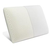 DOHPAOOK Talalay - Almohada de látex 100% natural de primera calidad, almohada de cama para dormir con funda de algodón extraíble, ayuda a aliviar la presión, transpirable, alivio de presión, duradera