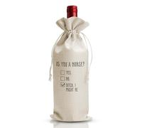 DOI-LANEE Bolsa de vino de graduación para escuela de enfermería, decoración de regalo de agradecimiento para fiesta de escuela de medicina, divertida bolsa de regalo para el día de la enfermera para