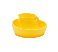 Doidy Juego de regalo de taza y cuenco, a partir de 6 meses, cuenco de silicona antideslizante con ventosa y taza abierta para entrenar y aprender a comer y beber, destete y alimentación esenciales