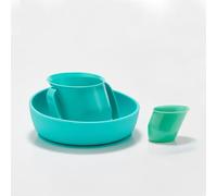 Doidy Juego de taza y cuenco y mini taza (turquesa)
