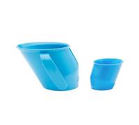 Doidy Juego de tazas y mini tazas (azul)
