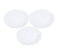 Doilies Paper Round Decorative Baking Cake Paper Pads 420PCS White Antique Lace Design Food Grade Material for Party Wedding Table Decorating