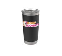 Doin' Donuts - Conducción divertida a la deriva Divertido Burnout del coche Vaso térmico de acero inoxidable de doble pared
