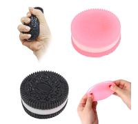 DOINEUFL Taba Squishy-Spielzeug, 2 Stück Fufu Squishy, Keks-Stressabbau-Spielzeug, Stressspielzeug für Erwachsene, ultraweiches Dekompressions-Quetschspielzeug für Frauen und Männer