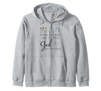 Doing My Best & Letting God Do The Rest Quote God Has a Plan Sudadera con Capucha