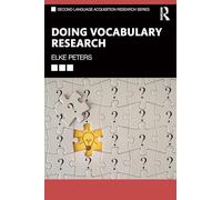 Doing Vocabulary Research (Second Language Acquisition Research Series)