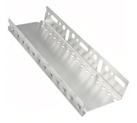 doitBau Perfil de zócalo de aluminio - Perfil de borde de zócalo - Resistente a la lluvia WDVS - 180 mm de ancho por 2 m de perfil, 10 unidades = 20 m para paneles aislantes EPS XPS de lana mineral