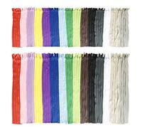 DOITEM 90 unidades 40 cm y 20 cm / 8 pulgadas invisible multicolor de nailon, bobina de cremalleras para coser y artesanías, 15 colores