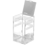 DOITOOL 1 Juego Caja de alimentación Transparente Recinto de araña saltadora terrarios de Reptiles Animal comederos para Reptiles criadores Desmontables magnético Mascota Lagartija envase