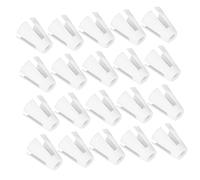 DOITOOL 1 Juego Clips Sujetadores Para Hilo De Máquina De Coser Fijadores De Bobina De Plástico Accesorios De Costura Duraderos Color Blanco 20 Piezas