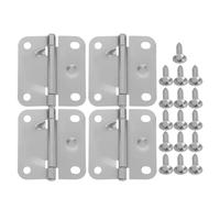 DOITOOL 1 juego de bisagras de acero inoxidable para enfriadores: bisagras de repuesto para cajas de madera, puertas marinas, congeladores horizontales y cajas de herramientas comerciales.