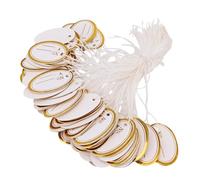 DOITOOL 1 Juego Etiquetas De Precio Ovaladas Para Joyas Etiquetas De Precio Para Supermercados Y Tiendas Para Relojes Pendientes Pulseras Y Anillos De Usar Y Atractivas 500 Piezas