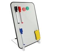 DOITOOL 1 juego Pizarra Borrable Doble Cara Oficina y Aula Tablero Reutilizable Portátil con Soporte y Borrador Aleatorio Color Aleatorio Color Aleatorio