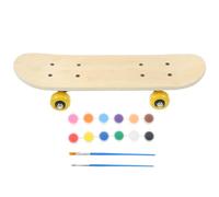 DOITOOL 1 Juego Skateboard para Diy con Herramientas de y Pigmentos Patineta Sin Terminar para Manualidades y Desarrollo Creativo Color Aleatorio