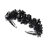 DOITOOL 1 Pc diadema con cuentas hair topper crown decoracion para bodas fiesta bonito glow delicado sombrerería emitir tarjeta accesorios Perder venda aleación