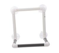 DOITOOL 1 Pc Loro Parado En La Barra Percha Ventana Soporte De Pared Ducha De Aves Juguete Puesto De Juego para Loros Perico Loro Juguetes Abs Taburete De Ducha con Ventosa