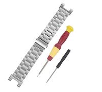 DOITOOL 1 Pieza Correa Correa De Reloj Agradable a La Piel Teclado Sentido Hombre Reloj De Pulsera Corchete Bandas Pulsera Abrigo De La Muñeca Talón Banda Silver Acero Inoxidable