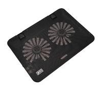 DOITOOL 1 Pieza Soporte de Refrigeración Ajustable para Portátil Ventilador USB Base de Enfriamiento Ergonómica y Soporte para Notebook para Gaming y Uso Negro