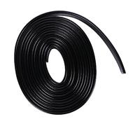DOITOOL 1 Rollo De 3 Tiras Protectoras De Cuero para Bolsos con Cremallera para Pantalones Monederos Minibolsos Correas Plateadas para El Borde De La Puerta Riñonera Cinturón