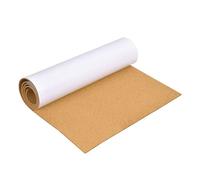 DOITOOL 1 rollo de corcho para paredes: tablero de corcho autoadhesivo, rollo/tapete/hoja - Grosor: 1/13" (1,2 mm), hoja flexible de 472 x 152" (119,5 x 384,5 cm) para proyectos de