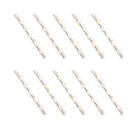 DOITOOL 10 Bisagras de Hierro para Armarios Bisagras Duraderas de 150X17 MM Apertura de 180° Accesorios para Puertas y Ventanas Repuestos para Muebles del Hogar