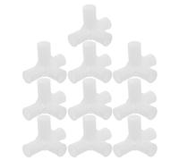 DOITOOL 10 Conectores para Barra de Armario | Acoplamiento de Cuatro vías de Alta Resistencia | Herrajes para Juntas de Muebles de 12 mm de diámetro | Fijaciones para armarios, secadoras y