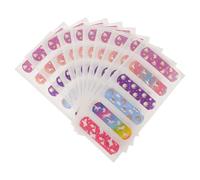 DOITOOL 10 Hojas Curita de Dibujos Animados, Apósito Adhesivo Infantil de Pe, Desechable y Hemostático, por Hoja, 10 Hojas, para Heridas