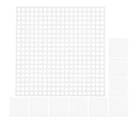 DOITOOL 10 Piezas Almohadillas de Malla Plástica para Coser 10,6x10,6 Cm Cuadradas, Láminas Tejidas Reutilizables para Bricolaje, Suministros para Hacer Bolsas y Accesorios de Tejido