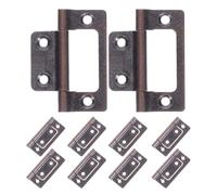 DOITOOL 10 piezas Bisagras para Muebles de Acero Inoxidable Gruesas Soportan Puertas Pesadas Silenciosas con Rodamiento para Cocina Dormitorio Armarios y Caravanas Ajustables y