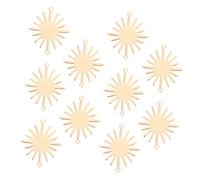 DOITOOL 10 Piezas De Pulseras De Girasol Con Cuentas De Letras Colgantes Joyería De Moda Anillo Con Colgante De Abeja Cuentas De Bronce Con Sonrisa Kit De Cuentas De Gemas Cuentas