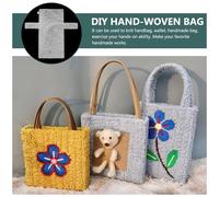 DOITOOL 10 piezas Kit Malla Plástica Transparente para Manualidades Láminas de Lienzo Resistente para Hacer Bolsos DIY Accesorio Reparación Robusto y Transpirable