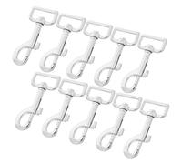 DOITOOL 10 Piezas Mosquetones para Correa de Perro Resistente y Duradero Liberación Rápida Reemplazo para Collares y Arneses Accesorios para Mascotas Uso Múltiple