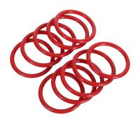 DOITOOL 10 Piezas sello de maquina de cafe anillo de de silicona sellos para maquinas de cafe para maquinas de espresso anillo de junta de gel de sílice rojo