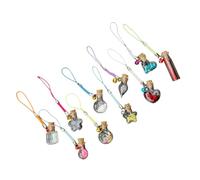 DOITOOL 10 piezas Unidades Botellas de Vidrio para Deseos con Cuerda Colgante Diseño Creativo Estrella Frascos Compactos para Manualidades y Decoración para Niñas