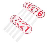 DOITOOL 10 Piezas Unidades Tableros de Puntuación Paddles de Mano para Votación y Competencias de Animación Deportiva Visibles y Versátiles para Eventos Interiores y Exteriores