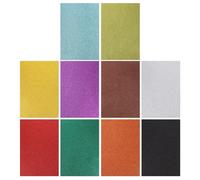 DOITOOL 10 Unidades De Esponjas para Manualidades De Papel Color Amarillo Grueso Y Dorado Papel De Esponja con Purpurina Eva Productos para Manualidades