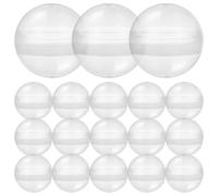 DOITOOL 100 Cápsulas Transparentes para Máquinas Expendedoras - Bolas Transparentes de 5 Cm para Regalos de Fiesta Y Juguetes Infantiles
