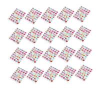 DOITOOL 100 Hojas Pegatinas de Recompensa para Adhesivos Forma Coloridos para Motivar el Aula para Estudiantes y Autoadhesivas