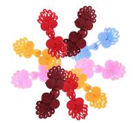 DOITOOL 100 Pares de Botones de Nudo Chino para Coser, Accesorios de Vestuario de Poliéster, Botones Decorativos para Cheongsam, Colores Rojo, Vino, Rosa, Azul y Amarillo, Ideales