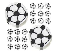 DOITOOL 100 piezas Cuentas Deportivas Pequeñas de Fútbol para Pulseras y Collares DIY Cuentas de Arcilla con Diseño de Balón Accesorios para Joyería Artesanal