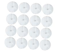 DOITOOL 100 Piezas Discos Protectores Plata para Cuidado de Oídos Accesorios Anti-Goteo para Limpiadoras de Cera Papel Resistente al para Separar Cenizas Uso Seguro Tratamientos de de