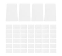 DOITOOL 100 piezas Tarjetas PVC Blancas Unidades Doble Cara Tarjetas Visita Imprimibles para Negocios y Proyectos Plástico Resistente Versátiles y Funcionales