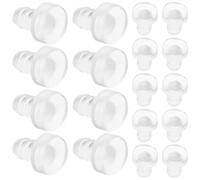 DOITOOL 100 Protectores Transparentes Antideslizantes para Muebles Topes Anticolisión Suaves de 5 MM Integrados Cojines Protectores para Patas de Muebles y Mesas de Patio