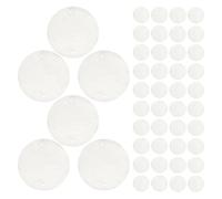 DOITOOL 100 Unidades Piezas de Conchas Redondas Doble Agujero para Proyecto de Bricolaje, Disco de Concha de 4cm, Material Creativo y Duradero para Hacer Joyas y Decoraciones