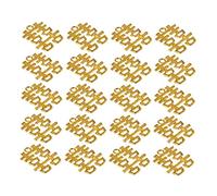 DOITOOL 100piezas Accesorios De Personajes Felices Carácter Chino Xi Colgantes Dobles Xi Para Decorar Bolsas De Dulces Artículos Para Fiestas y Decoración Para Bolsitas De Dulces De Boda